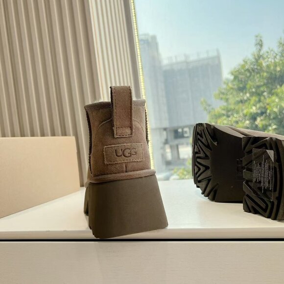 UGG® Classic Ultra Mini New Heights Boots | Anthropologie UGG  Classic Ultra Mini Boot New Heights Hickory